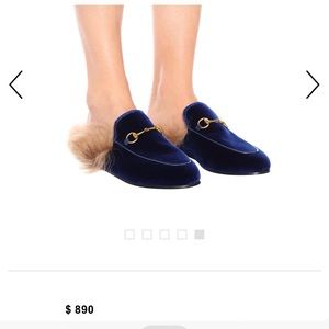 Gucci Shoes - Gucci Princetown fur-lined velvet slipper Gucci Shoes - Gucci Princetown fur-lined velvet slipper